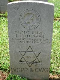 Dar Es Salaam War Cemetery - Kleinman, Louis Harry